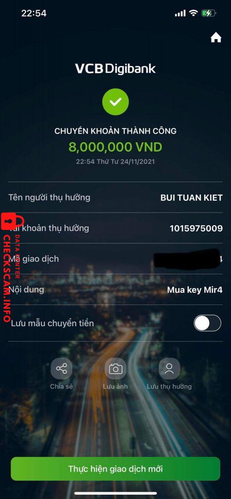 ဆန့်ကျင်သက်သေ Bùi Tuấn Kiệt