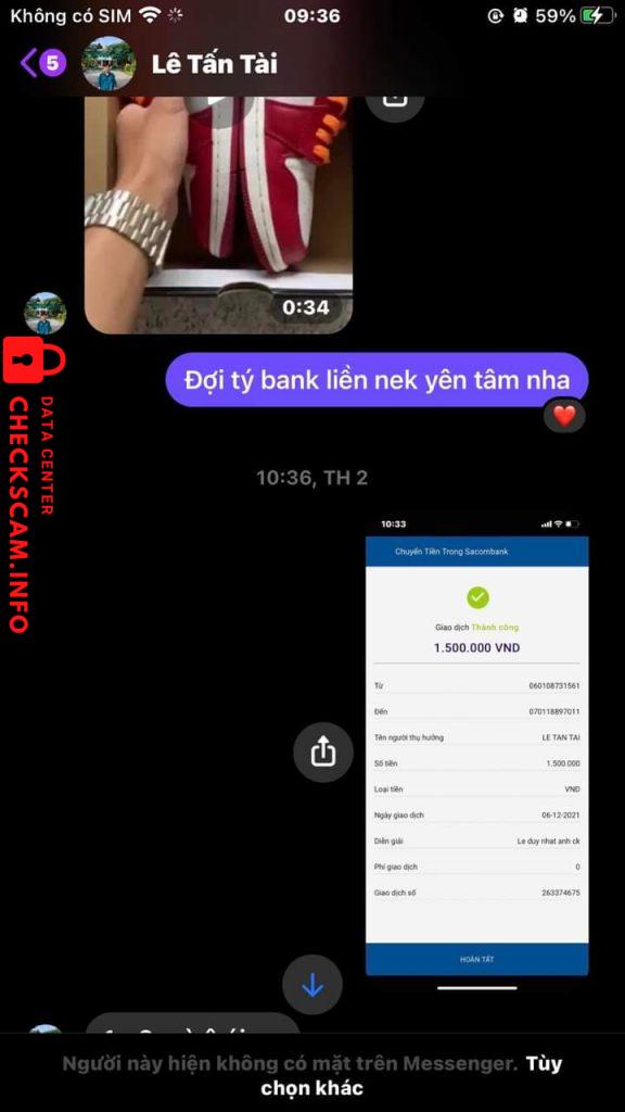 Ebidensya laban sa Lê Tấn Tài