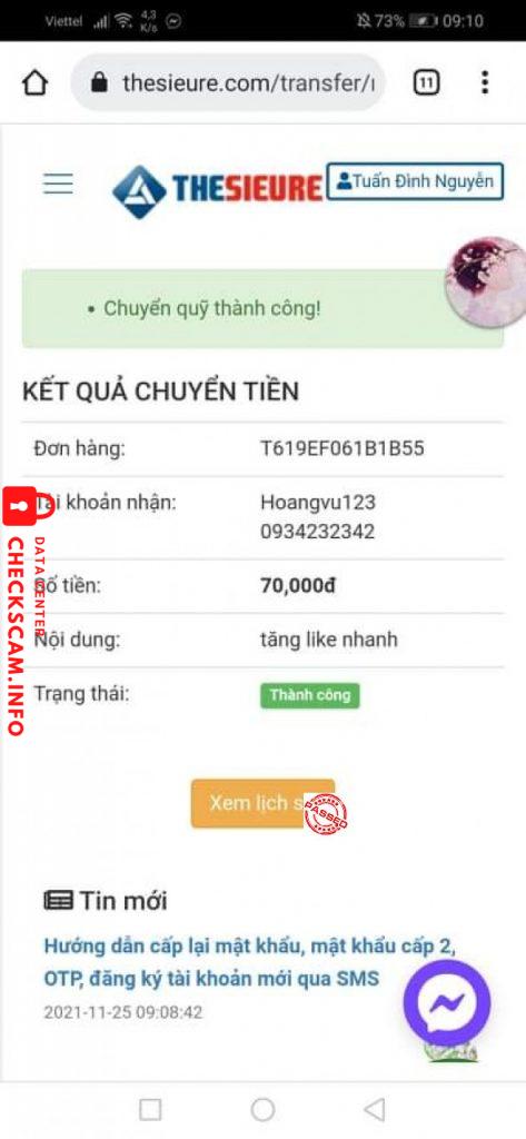 Preuves contre Vũ Huy Hoàng
