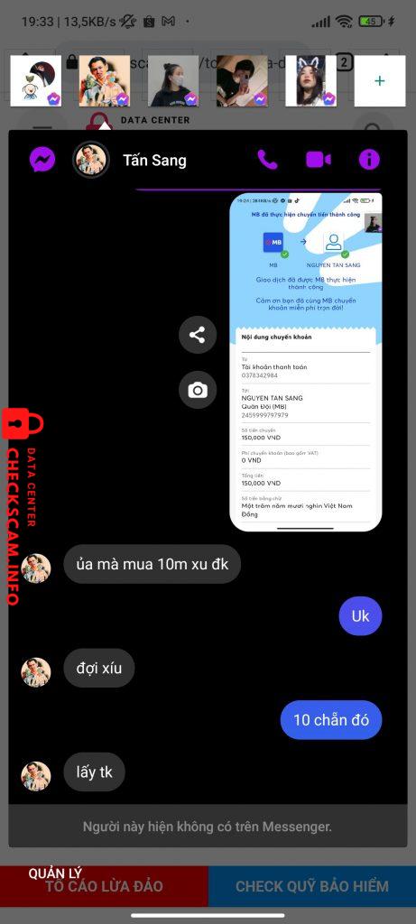 Preuves contre Nguyễn Tấn Sang
