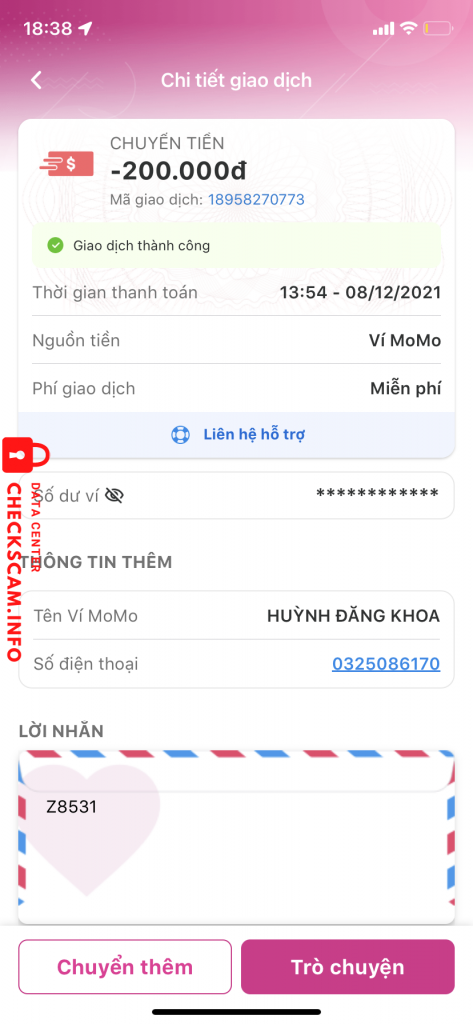 Preuves contre Huỳnh Đăng Khoa