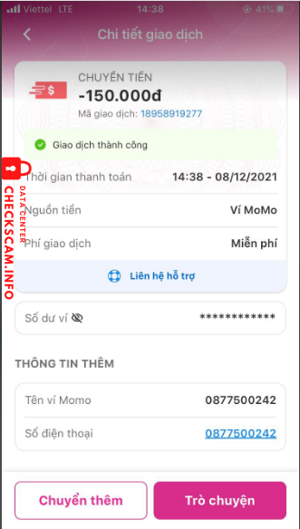 Preuves contre Lê Nguyễn Tấn Duy