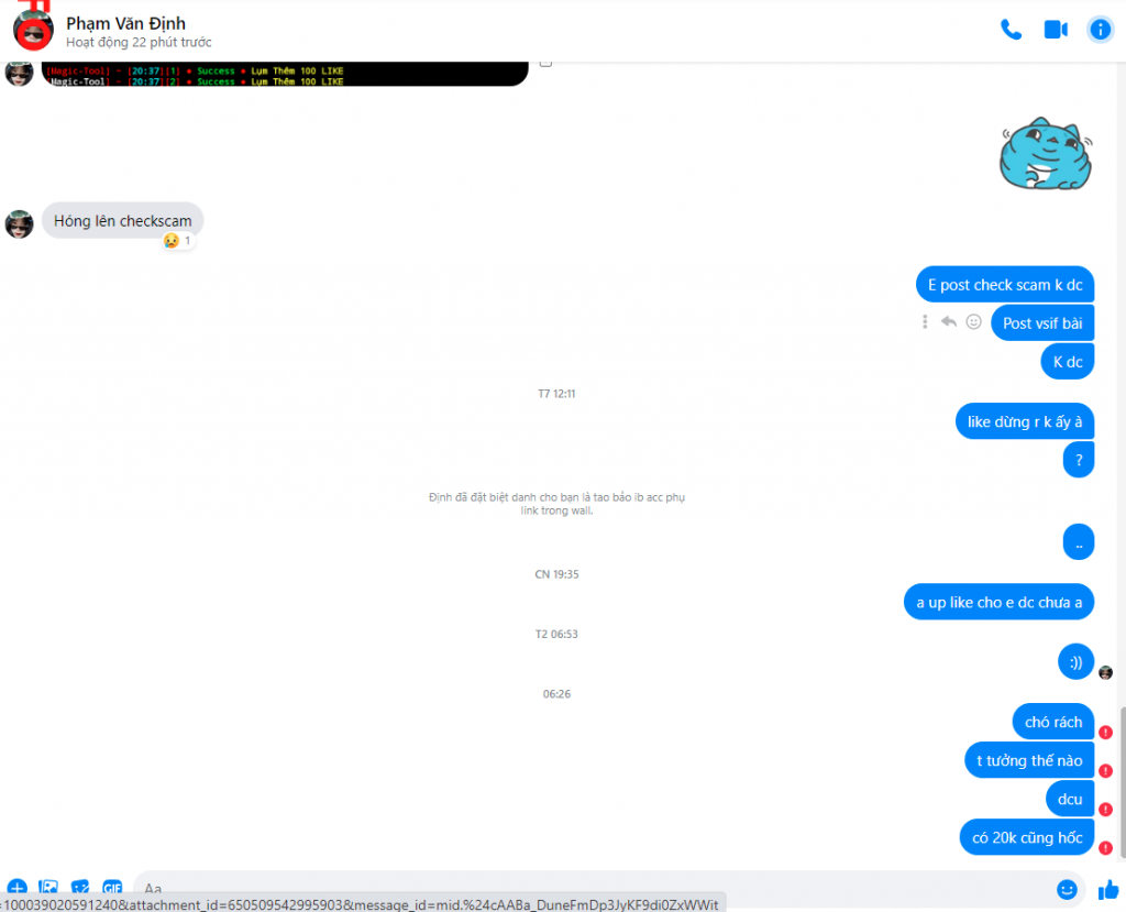Preuves contre Ho Nam Dinh