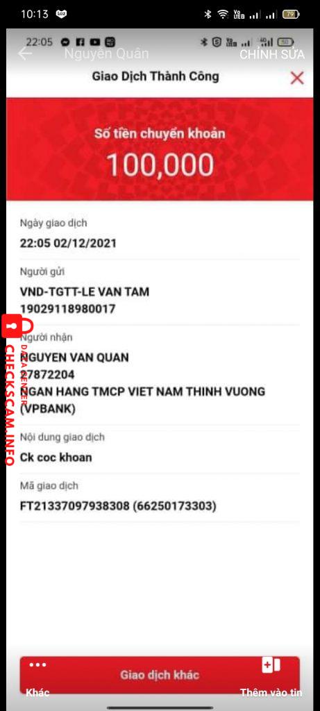 Preuves contre Nguyễn Hồng Quân