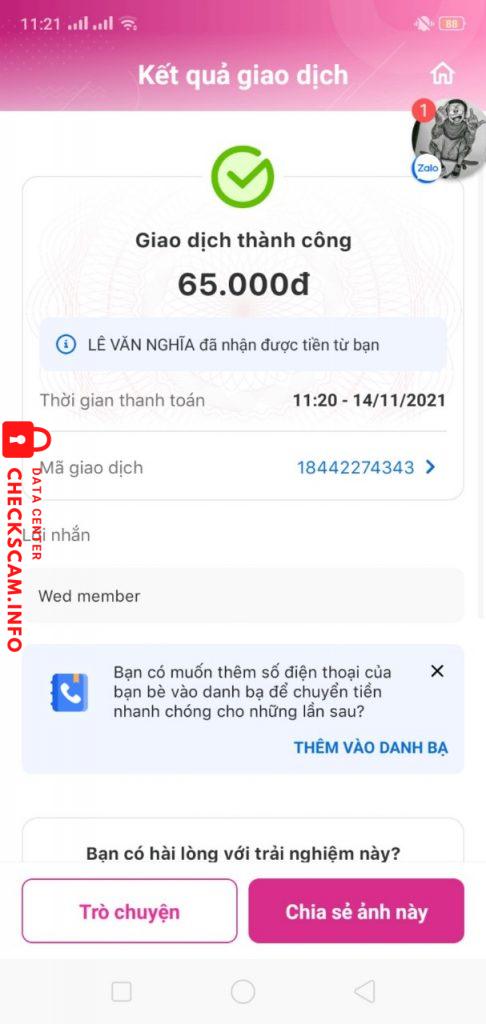 Ebidensya laban sa Le Van Nghia