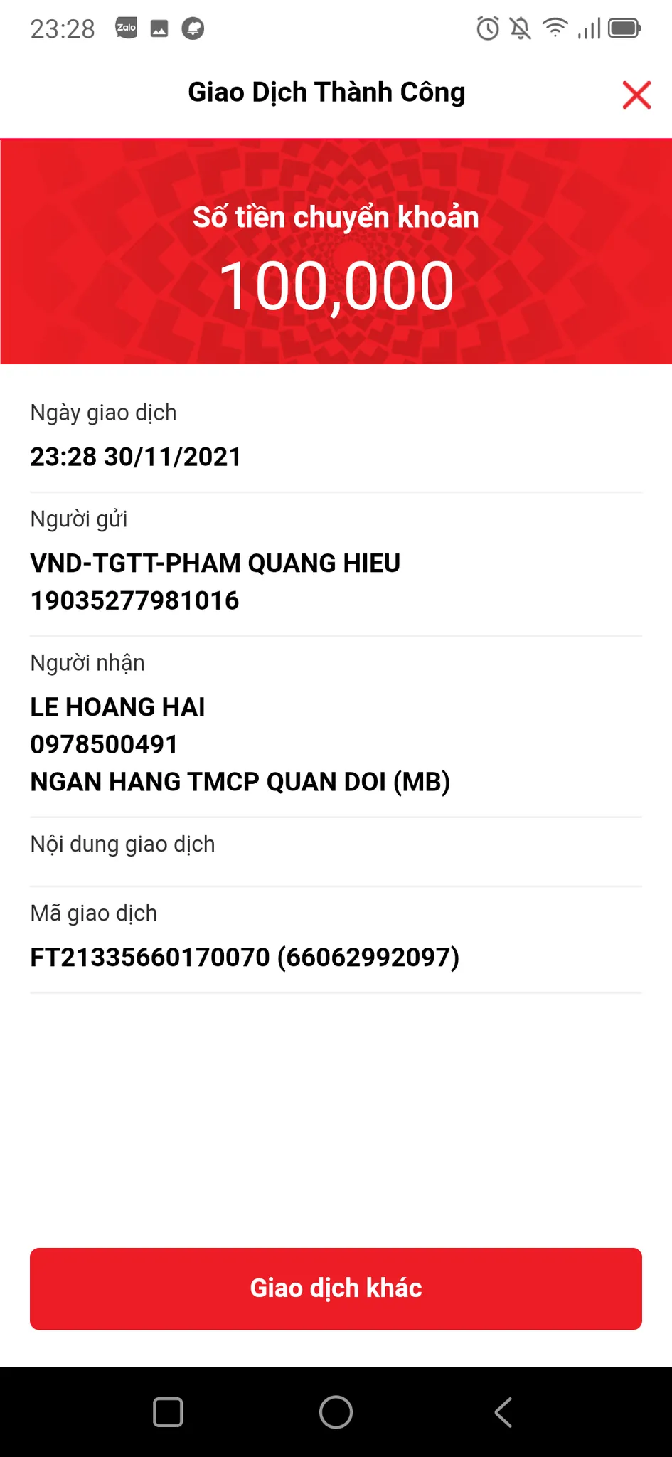 Ebidensya laban sa Lê Hoàng Hải