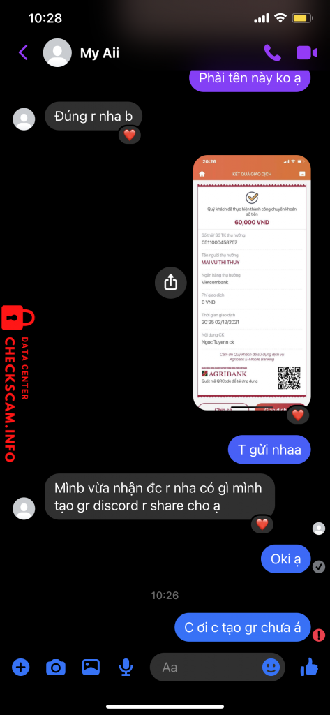 Ebidensya laban sa Mai Vu Thi Thuy