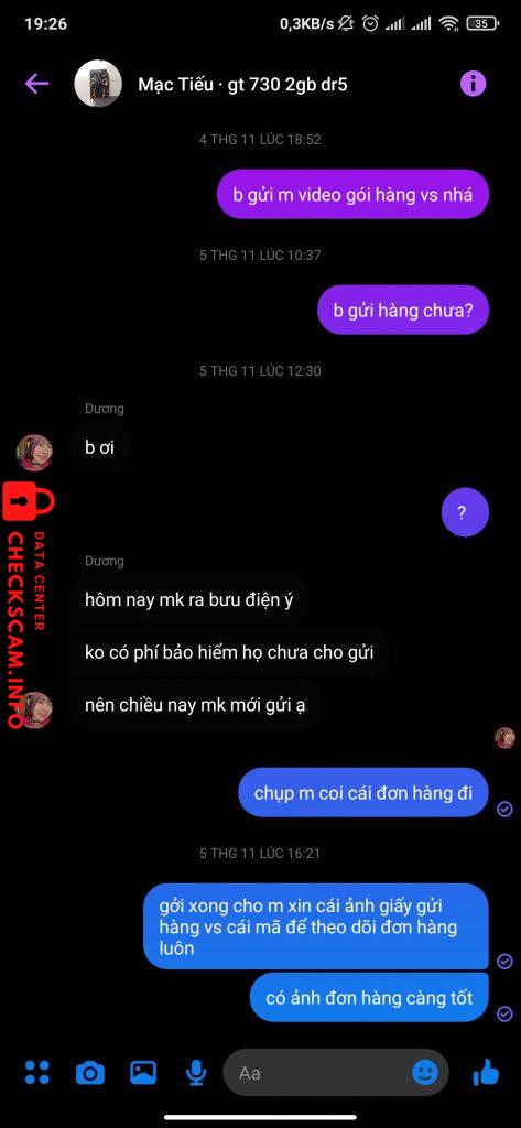 Evidência contra Dao Minh Duc