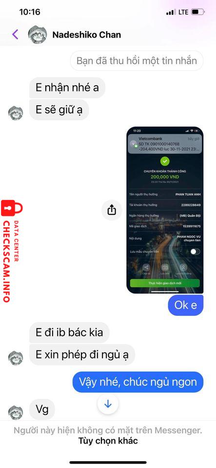 Αποδεικτικά στοιχεία κατά Pham Tuan Anh