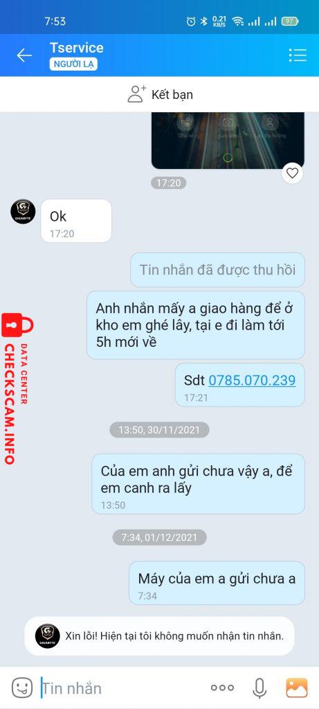 Αποδεικτικά στοιχεία κατά Tran Cong Phu