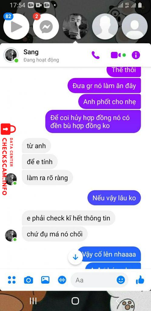 Αποδεικτικά στοιχεία κατά Vo Nguyen Quang Sang