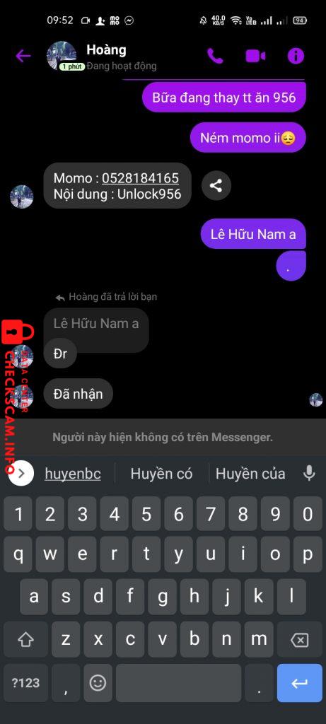 Evidence against Lê Hữu Nam