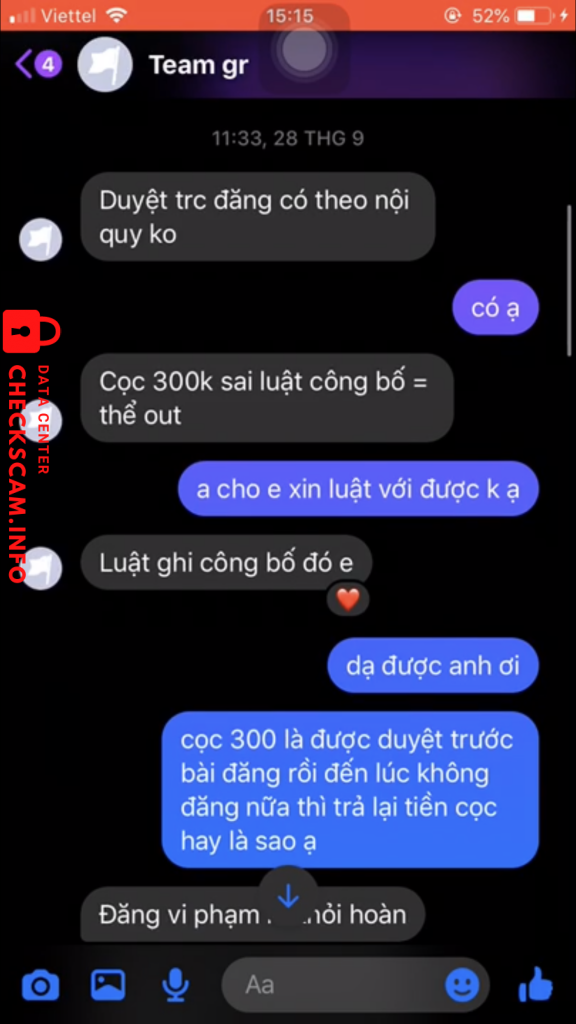 Evidence against Trần Hoàng Ánh