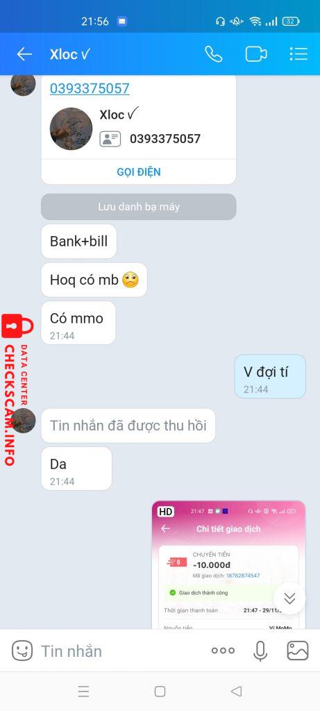 Evidence against Vo Thi Kim Linh