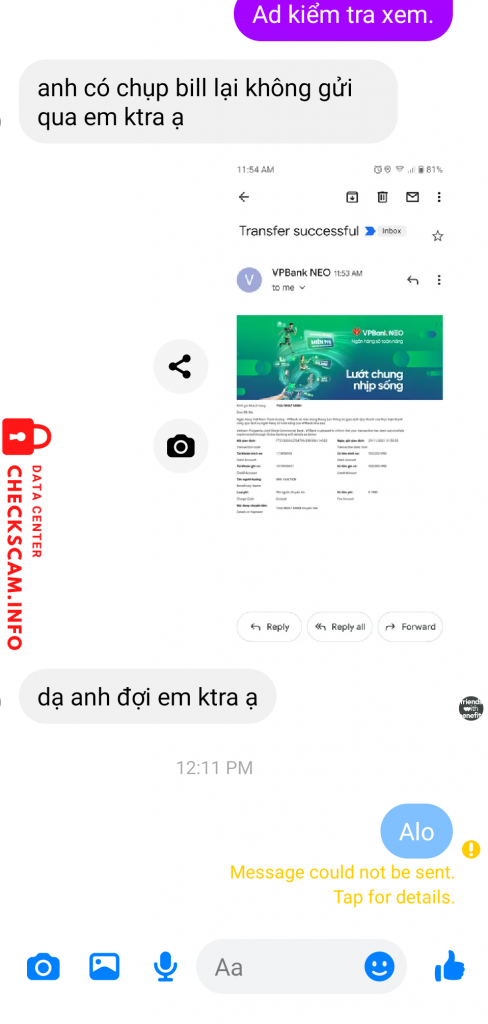 Evidence against Mai Van Tien