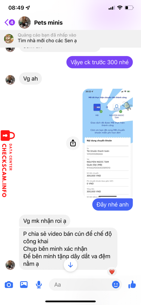 Evidence against Nguyen Ngoc Tam