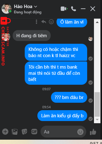 Evidence against Vang Van Hao