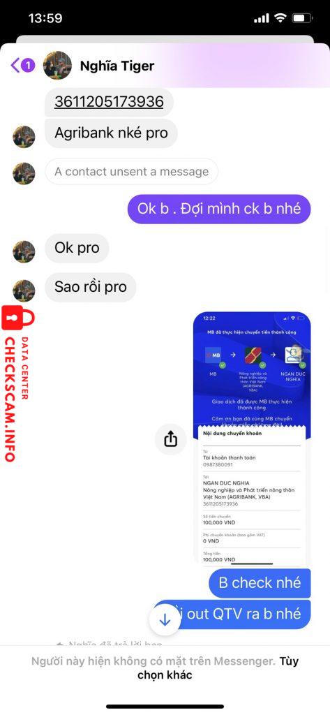 Evidence against Ngan Duc Nghia