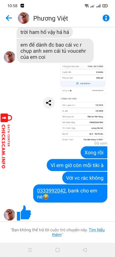 Evidence against Phương Việt