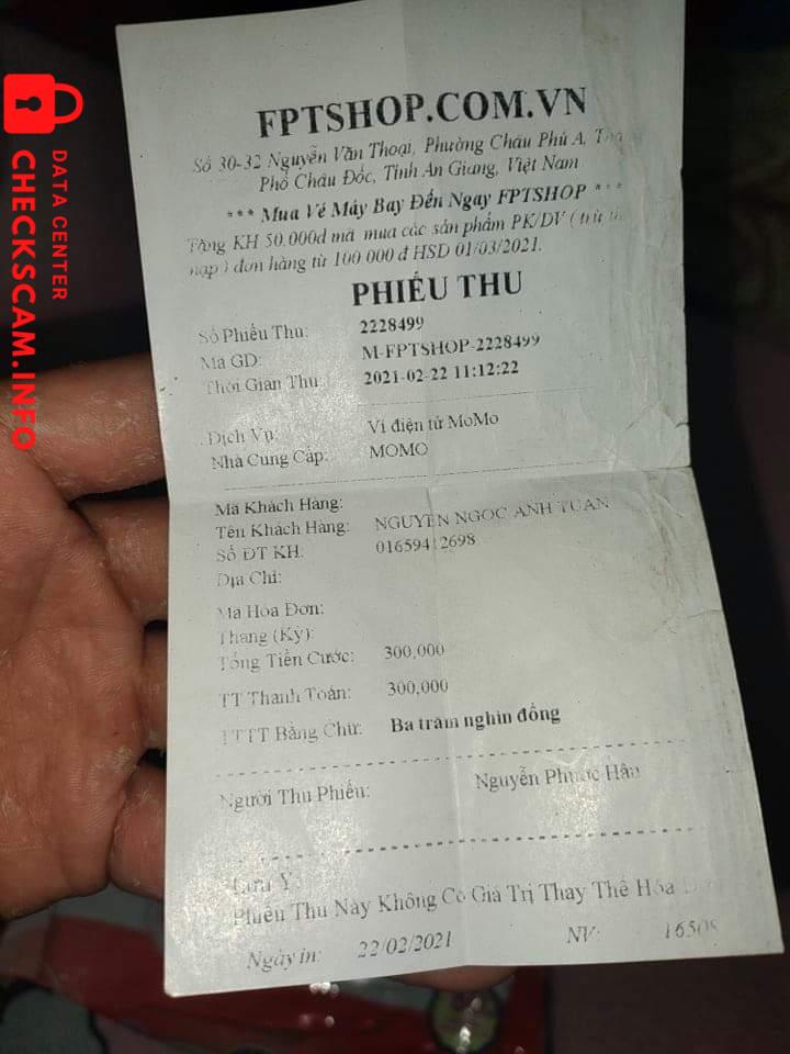Evidence against Nguyễn Ngọc Anh Tuấn