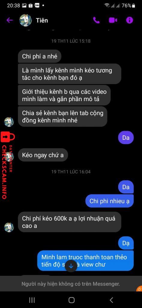 Evidence against Văn Tiên TV