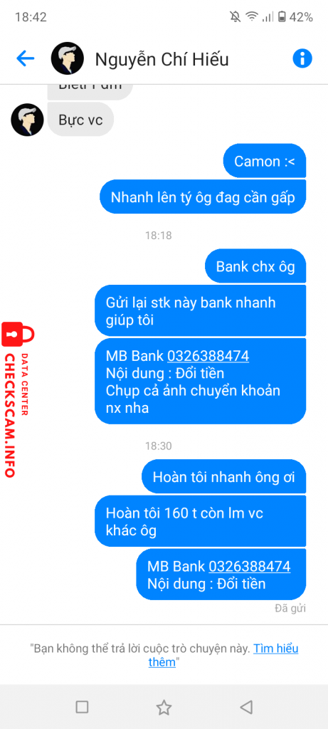 Evidence against Nguyen Chi Hieu