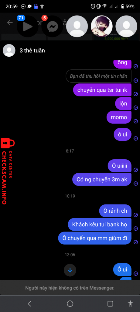 Evidence against Trần Minh Thuận