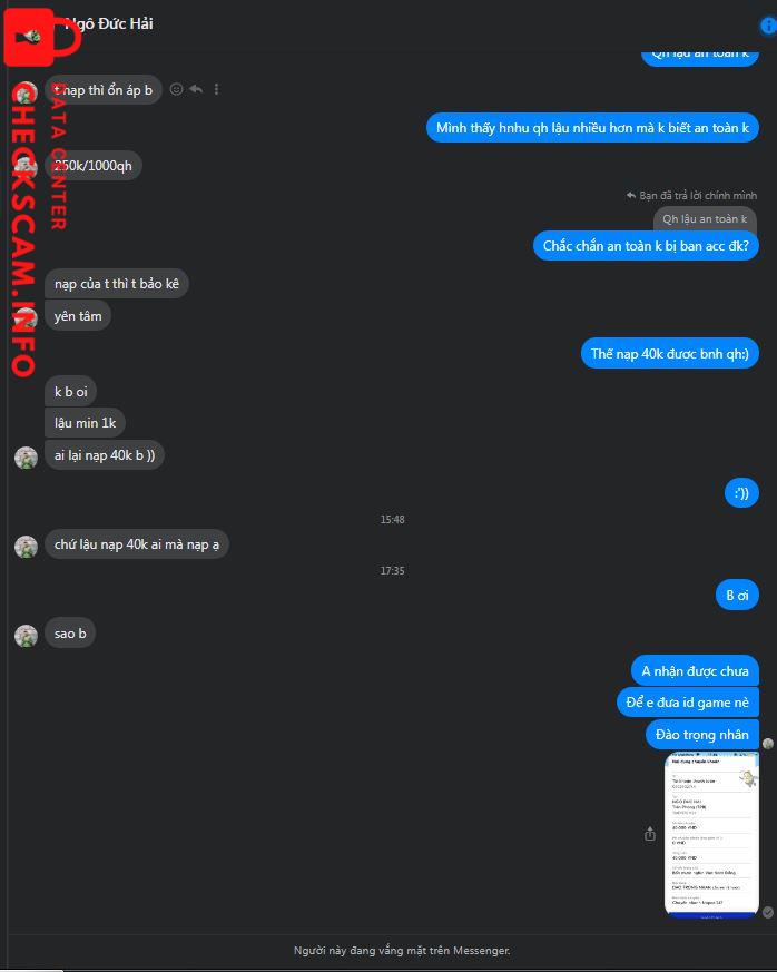 Evidence against Ngô Đức Hải