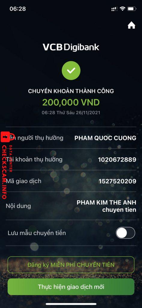 Evidence against Minh Quân