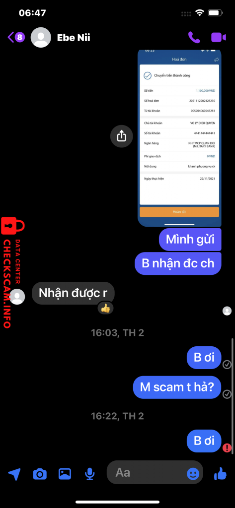 Evidence against Vo Ly Dieu Quyen