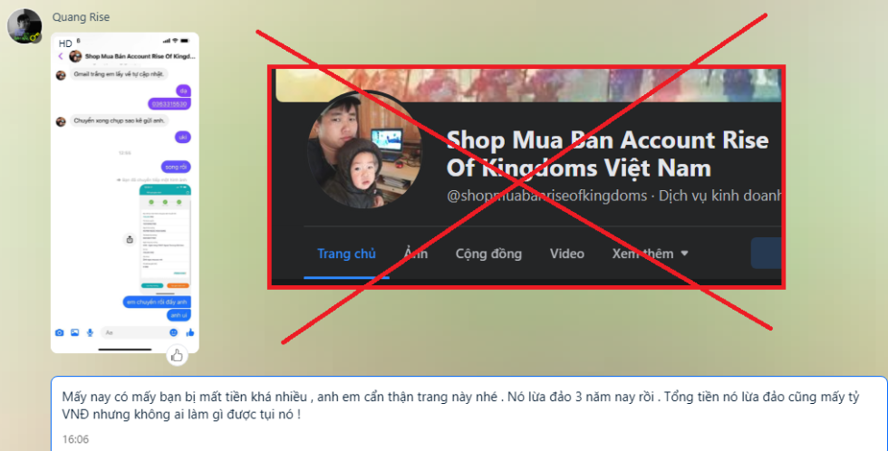 Evidence against Huynh Ngoc Hoai