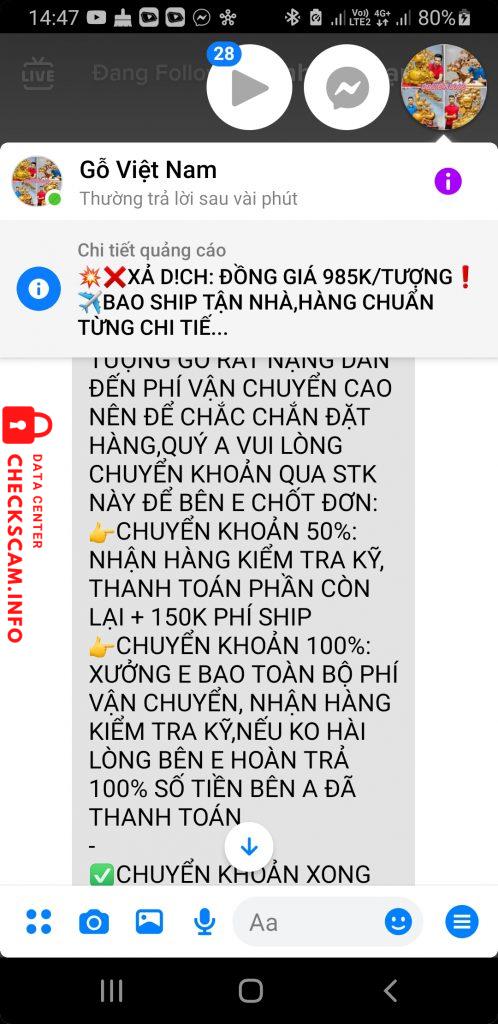Evidence against Hồ Bưu Hoàng Dung
