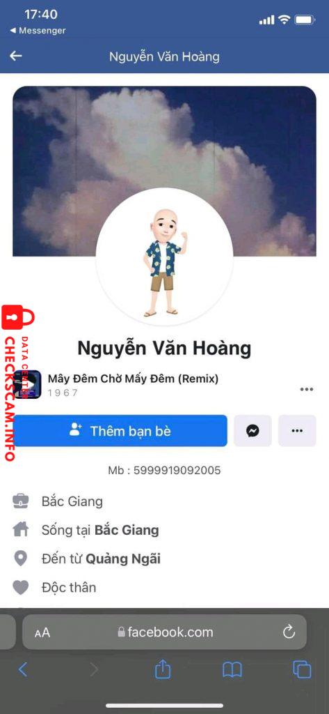 Evidence against Nguyễn Văn Hoàng