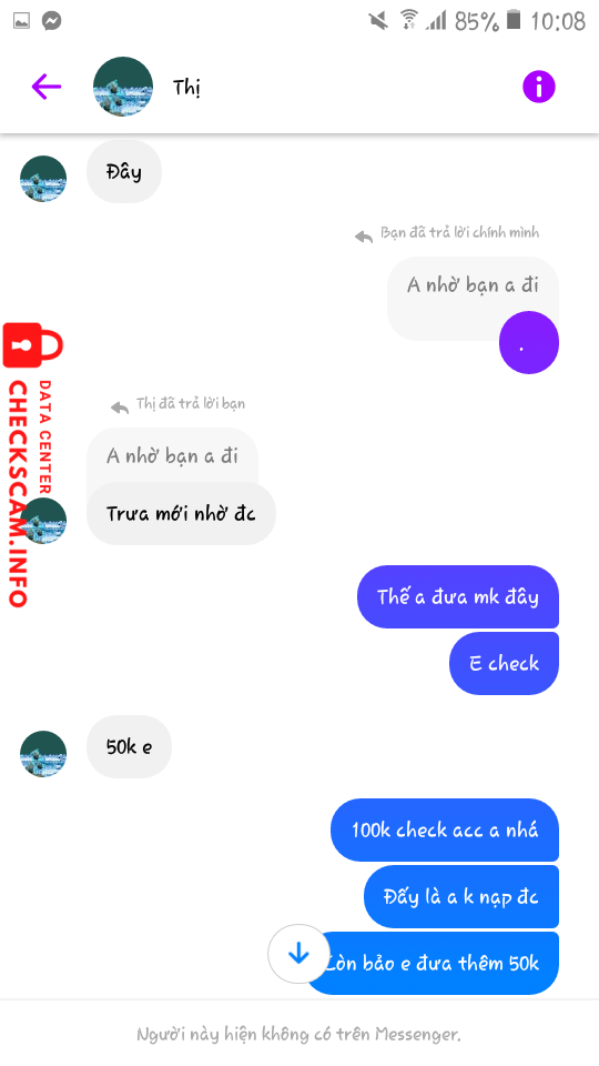 Evidence against Bé Là Thị
