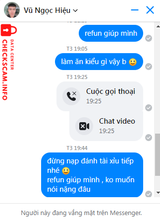 Evidence against Vũ Ngọc Hiệu