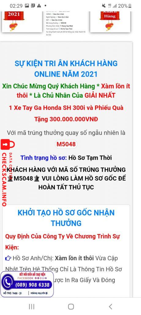 Evidence against Nguyen Thanh Lam