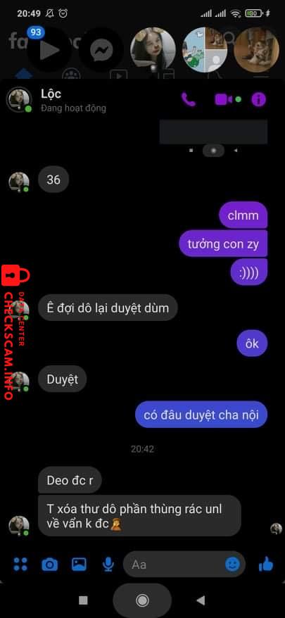 Evidence against Nguyễn Hữu Lôc