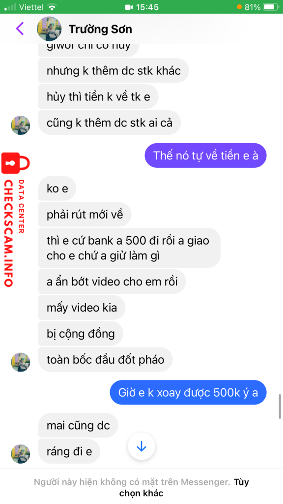 Evidence against Huynh Ngoc Truong Son