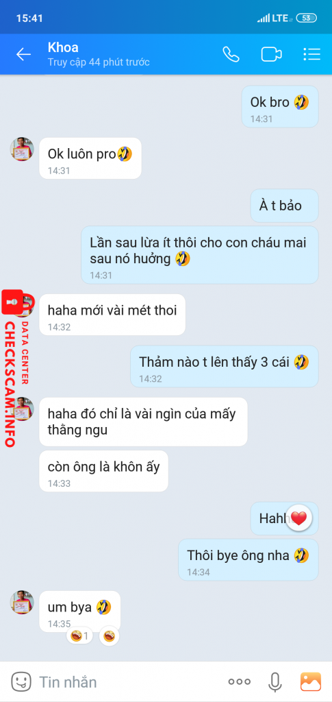 Evidence against Thạch Đăng Khoa