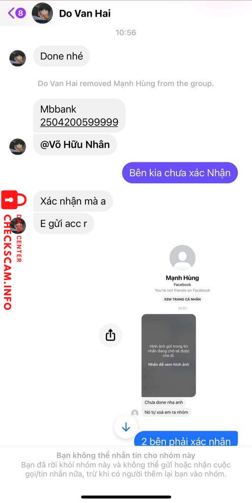 Evidence against Do Van Hai