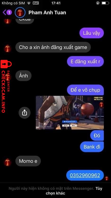 Evidence against Phạm Anh Tuấn