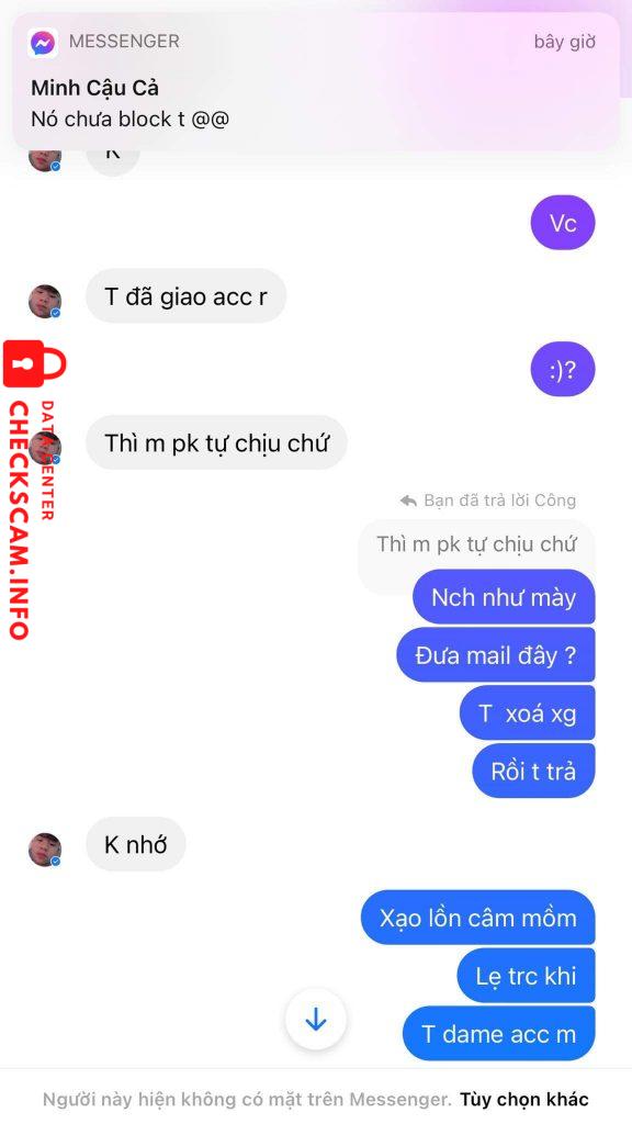 Evidence against Bui Thanh Cong