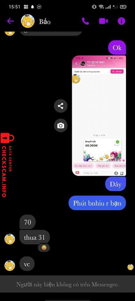 Evidence against Vu Quoc Bao