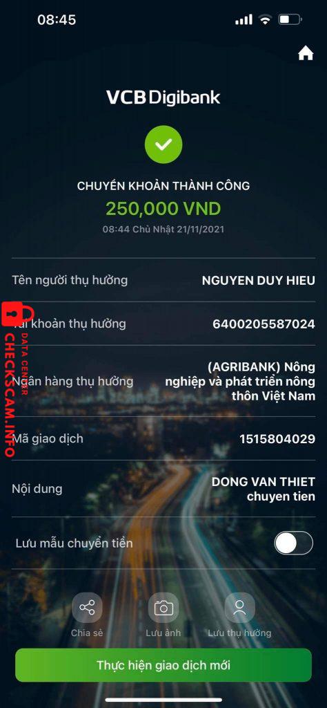 Evidence against Nguyễn Duy Hiếu