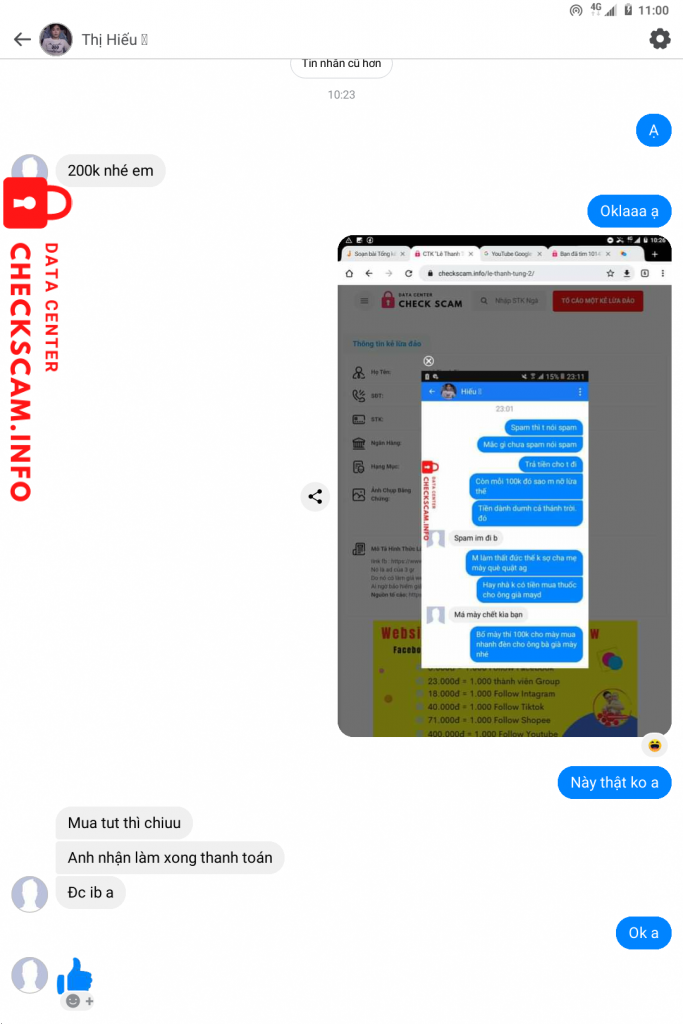 Evidence against Thị Hiếu