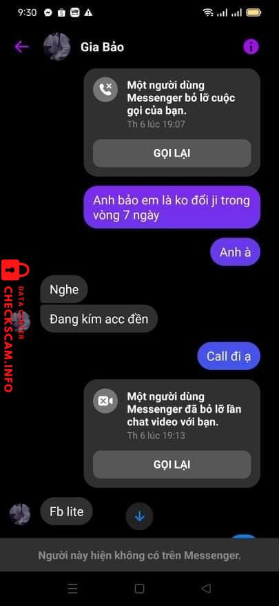 Evidence against Bùi Hoàng Gia Bảo