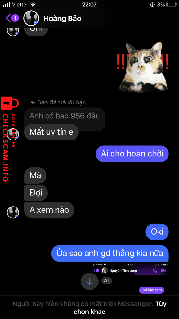 Evidence against Hoàng Bảo