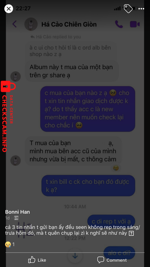 Evidence against Hoang Thi Anh Thu