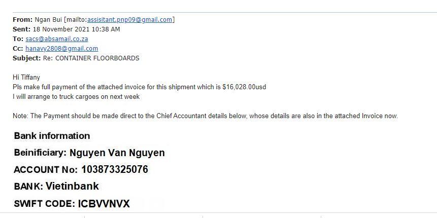 Evidence against Nguyen Van Nguyen