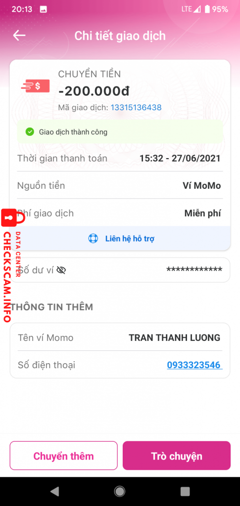 Evidence against Tran Thanh Luong